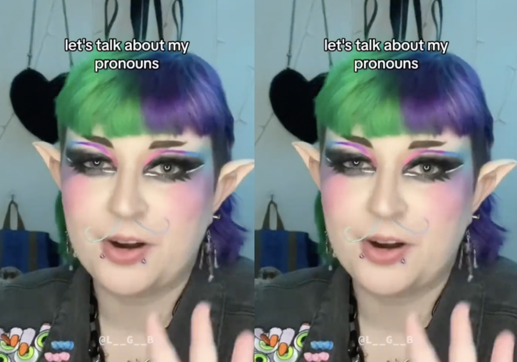 Man Non-Binary Pronouns