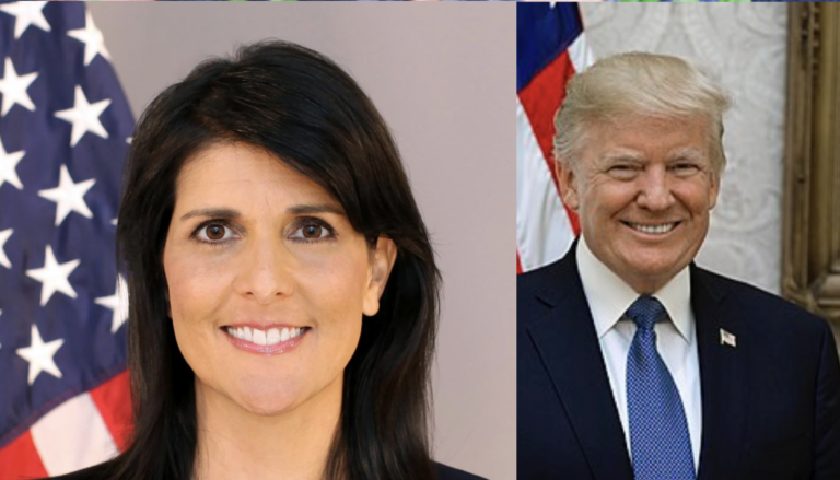 Nikki Haley and Trump