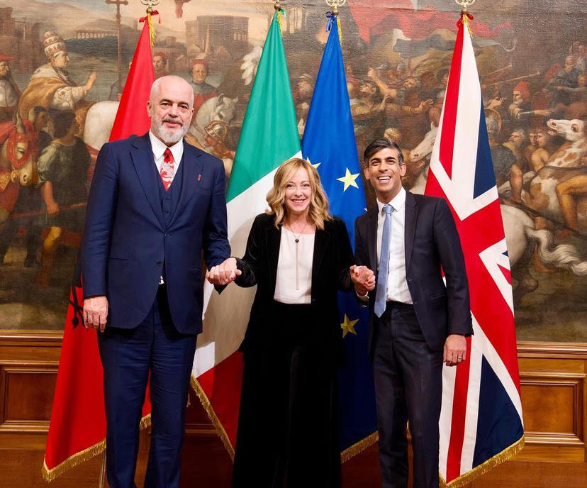 italian,-uk-and-albanian-leaders-on-curbing-illegal-migration