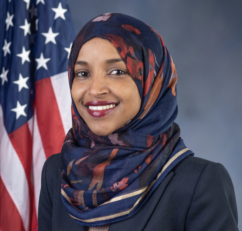 ilhan-omar-criticized-by-conservatives-for-not-placing-america-first-saying-she-is-“somalian”-first