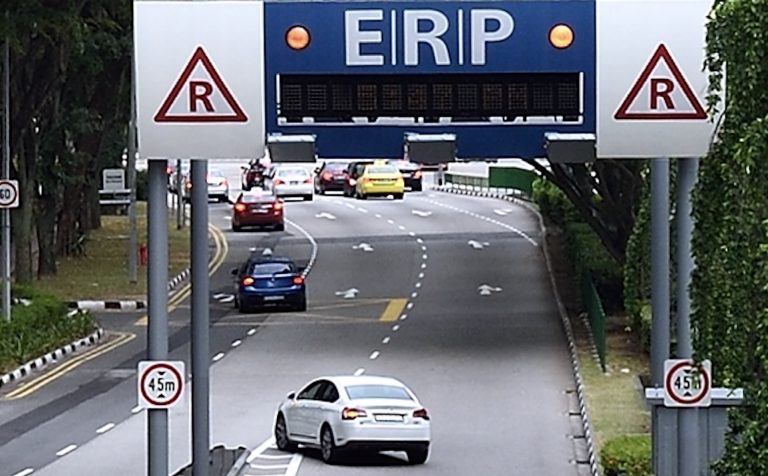 LTA announces reduced ERP rates at specific AYE, PIE, CTE locations from Nov 18-Dec 31