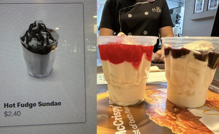 Diner claims McDonald’s is misleading because ice cream sundae cups are only 3/4 full