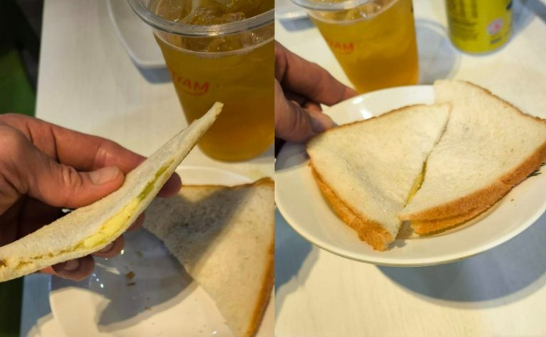 “They actually sliced the bread into 2 now,” Hospital Kopitiam serves up a toast-ally disappointing surprise