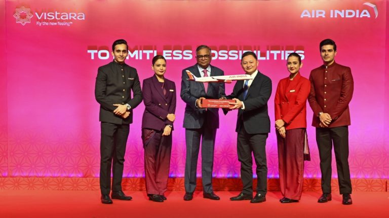 SIA & Tata Sons celebrate Air India-Vistara merger