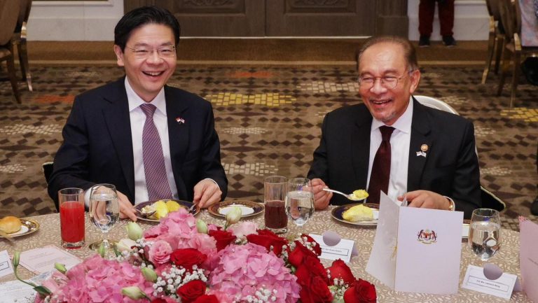 Malaysia-Singapore Leaders’ Retreat PM Lawrence Wong with PM Anwar Ibrahim