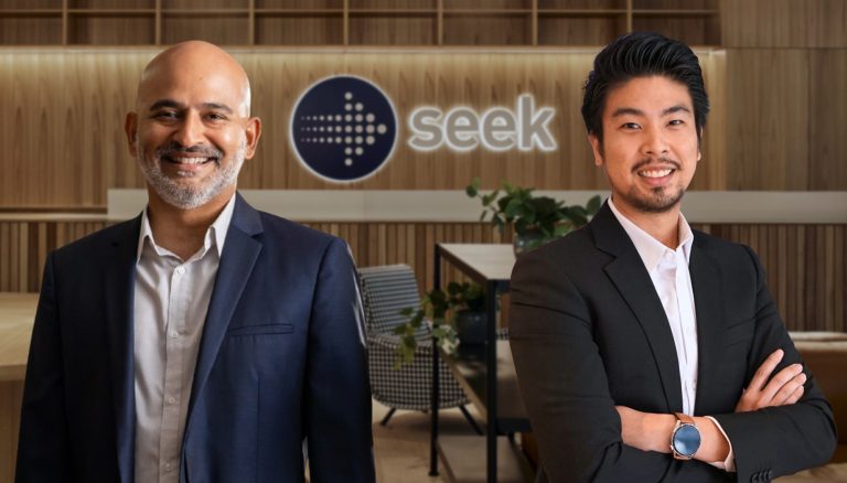 (Left) Vic Sithasanan, Managing Director, Singapore, Jobstreet by SEEK; (Right) Nicholas Lam, Managing Director, Malaysia, Jobstreet by SEEK