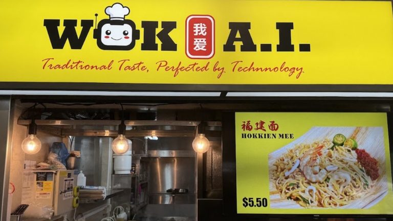 $14,000 robot ‘wok master’ cooks Hokkien mee at hawker centre