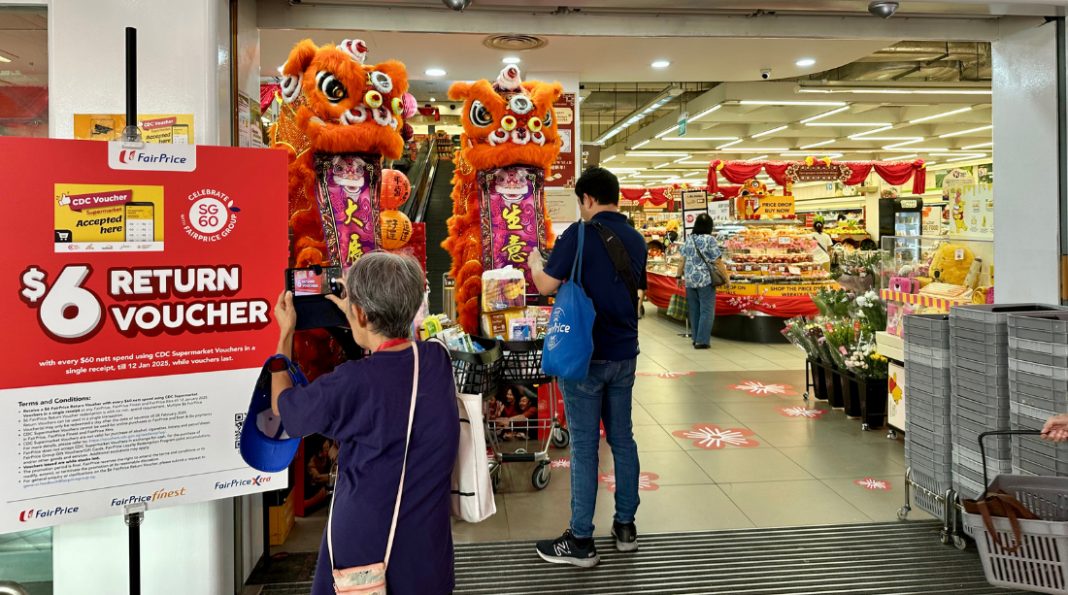 FairPrice Group $6 Return Vouchers