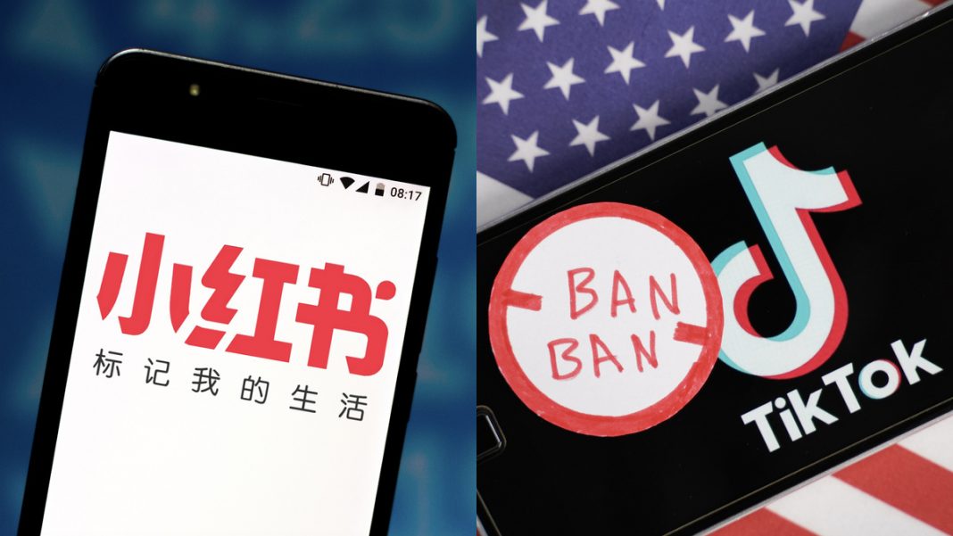 Xiaohongshu & TikTok app logo